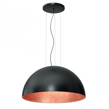 Compo lampa wisząca 1xE27 czarny mat, miedź Luminex