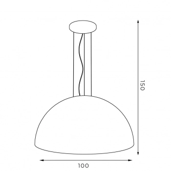 Compo lampa wisząca 1xE27 biały mat, złoto