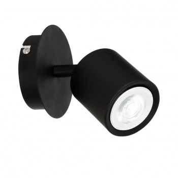 Demia lampa sufitowa, spot 1xGU10 czarny mat Luminex