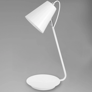 Desk lamp lampka stołowa 1xE27 biały mat