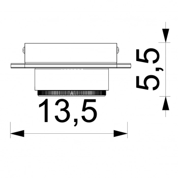 Kido lampa sufitowa, spot 1xGX53 czarny mat