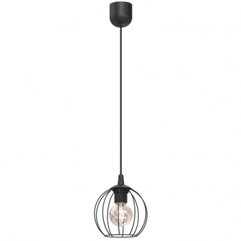 Laps lampa wisząca 1xE27 czarny mat Luminex