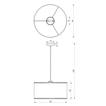 Loft shade lampa wisząca 1xE27 czarny mat