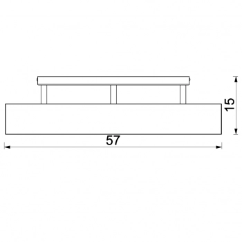 Maison lampa sufitowa 3xGU10 czarny mat