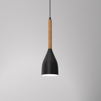 Muza NEW lampa wisząca 1xE27 czarny mat