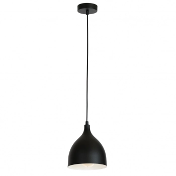 Noak classic lampa wisząca 1xE27 czarny mat Luminex