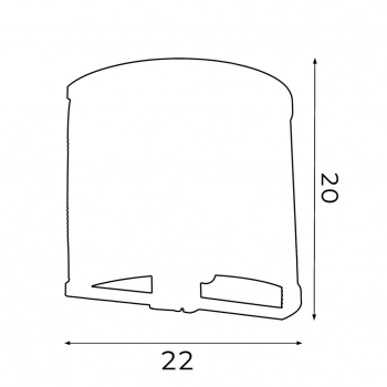 Rim kinkiet 1xE27 czarny mat