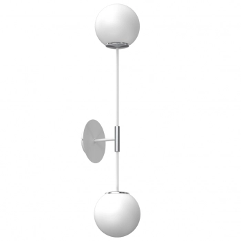 Satelit kinkiet 2xE27 czarny mat, chrom Luminex