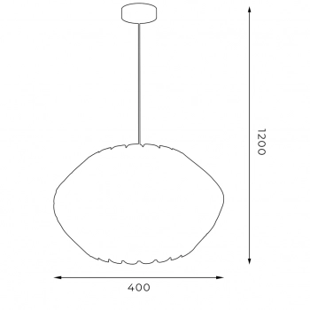 Shade lampa wisząca 1xE27 chrom