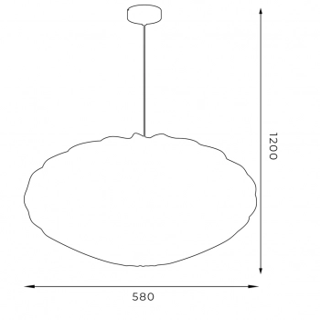 Shade lampa wisząca 1xE27 biały