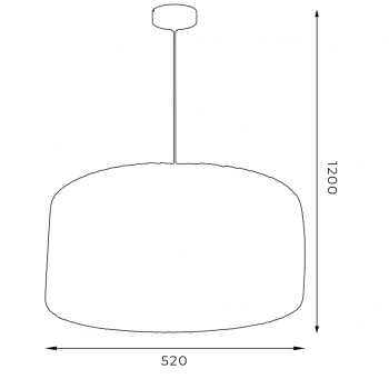 Shade lampa wisząca 1xE27 szary