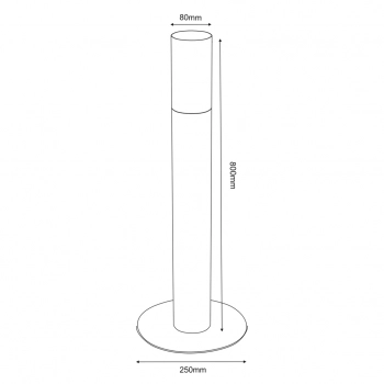 Smokers accessories popielniczka  czarny mat