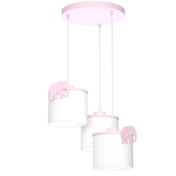 Sweet lampa wisząca 3xE27 różowa Luminex