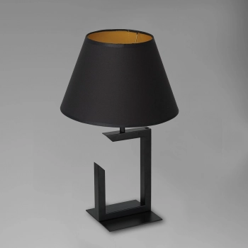 Table lamps lampka stołowa 1xE27 czarny mat