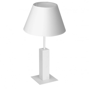 Table lamps lampka stołowa 1xE27 biały mat Luminex