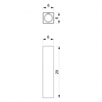 Wall kinkiet 2xGU10 czarny mat