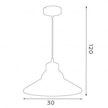 Works lampa wisząca 1xE27 czarny mat