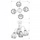 Bergen lampa sufitowa 4xE27 czarny mat