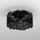 Camo lampa sufitowa 3xE27 czarny mat