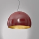 Compo lampa wisząca 1xE27 burgundowy, złoty