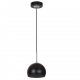 Cool lampa wisząca 1xE27 czarny mat, chrom Luminex