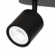 Demia lampa sufitowa, spot 3xGU10 czarny mat