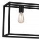 Frame lampa wisząca 4xE27 czarny mat