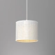 Loft shade lampa wisząca 1xE27 biały mat