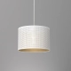 Loft shade lampa wisząca 1xE27 biały mat