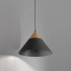 Single lampa wisząca 1xE27 czarny mat