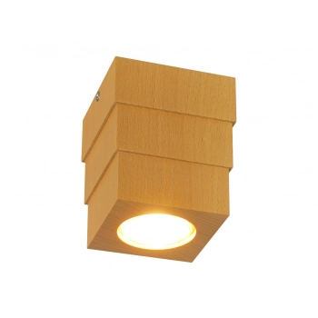SPLEDKO3 BUK LED 5W lampa sufitowa z litego drewna