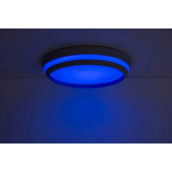 Cepa lampa sufitowa LED 24W 1000lm RGB czarna