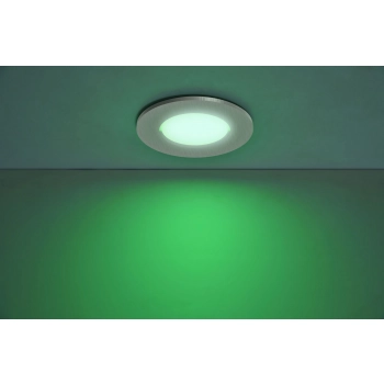 Optima lampa sufitowa IP65 LED 7,7W 450lm RGB srebrna