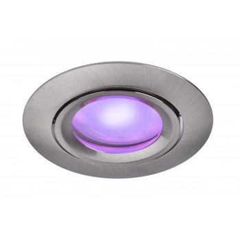 Scop lampa sufitowa GU10 LED 4,7W 440lm RGB srebrna