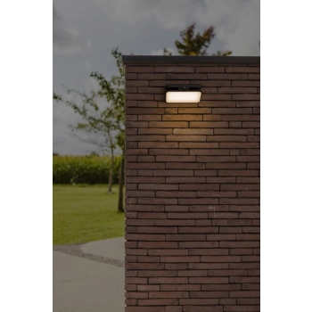 Aero Solar kinkiet LED 8,6W 940lm 4000K IP54 czarny z czujnikiem ruchu
