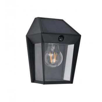Avony Solar kinkiet LED 2W 200lm 2700K IP44 czarny z czujnikiem ruchu 6916002330 Lutec