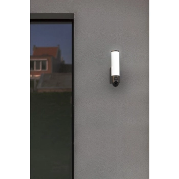 Elara kinkiet LED 17,5W 1300lm CCT IP44 czarny z kamerą