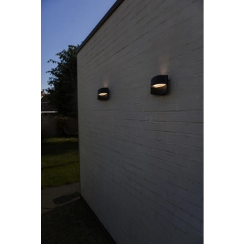 Lotus kinkiet LED 8,5W 580lm 3000K IP54 czarny