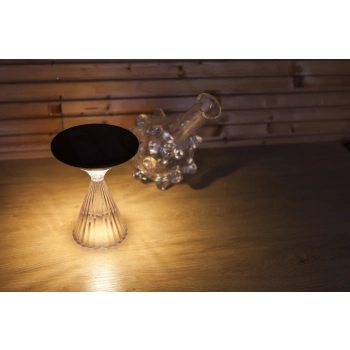Miyi Solar lampa stojąca LED 2,6W 390lm 3000K IP54 czarny