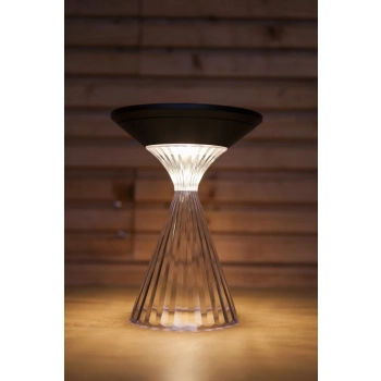 Miyi Solar lampa stojąca LED 2,6W 390lm 3000K IP54 czarny