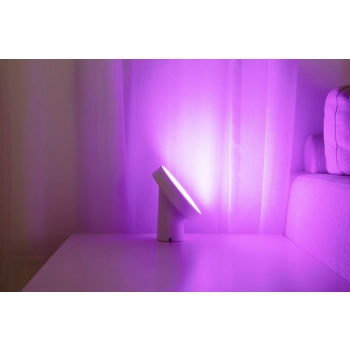 Moa lampka stołowa LED 9,7W 450lm RGBW biała