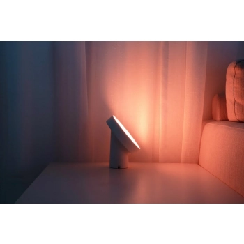 Moa lampka stołowa LED 9,7W 450lm RGBW biała