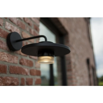 Plato kinkiet LED 7W 1000lm 3000K IP54 czarny