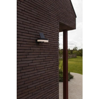 Runda Solar kinkiet LED 12W 1300lm 4000K IP54 szary z czujnikiem ruchu