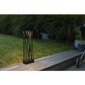 Spido Solar słupek LED 10,5W 900lm 3000K IP54 czarny