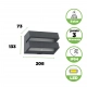 Barlo Solar kinkiet LED 8,2W 950lm 3000K IP54 szary z czujnikiem ruchu