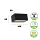 Gemini kinkiet LED 8,8W 700lm 3000K IP54 czarny