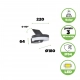 Runda Solar kinkiet LED 12W 1300lm 4000K IP54 szary z czujnikiem ruchu