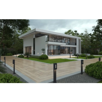 Arteo lampa stojąca LED 12W 600lm CCT IP65 czarna