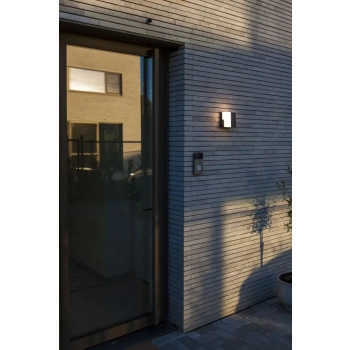 Domino kinkiet LED 17W 1300lm 3000K IP65 szary